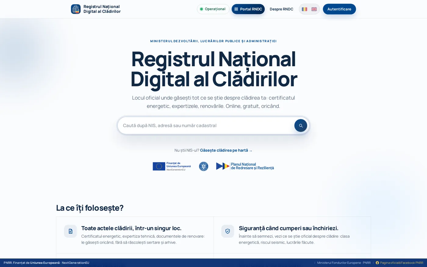 Registrul Național Digital al Clădirilor